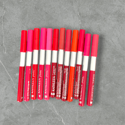 12 - Piece Long - Lasting Lip Pencil Set – Smooth, Big Size, Premium Quality - Zayluxe Care
