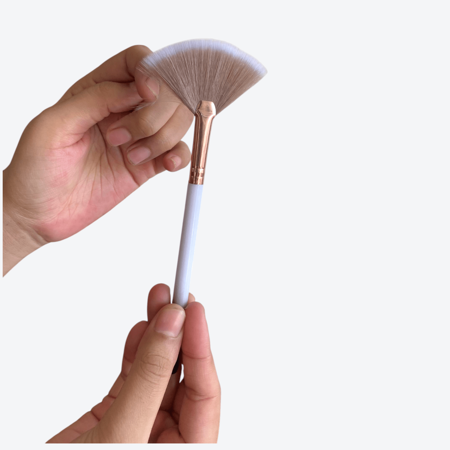 7 - PC Professional Makeup Brush Set — Rose - Gold Synthetic Bristles - Zayluxe Care