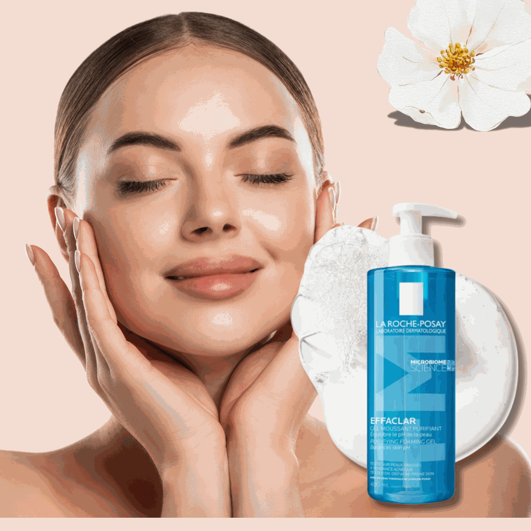 La Roche-Posay Effaclar AR Purifying Foaming Gel – 400ml for Oily & Sensitive Skin