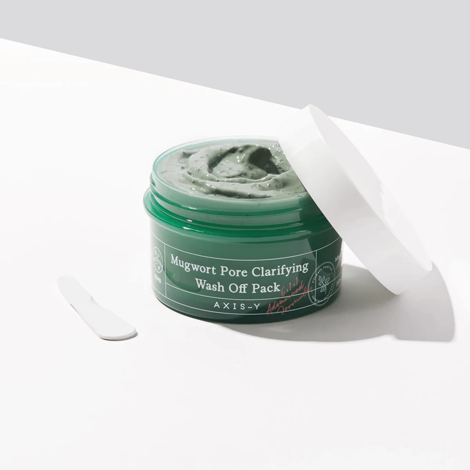 Axis Y Mugwort Pore Clarifying Wash Off Pack 100ml - Zayluxe Care