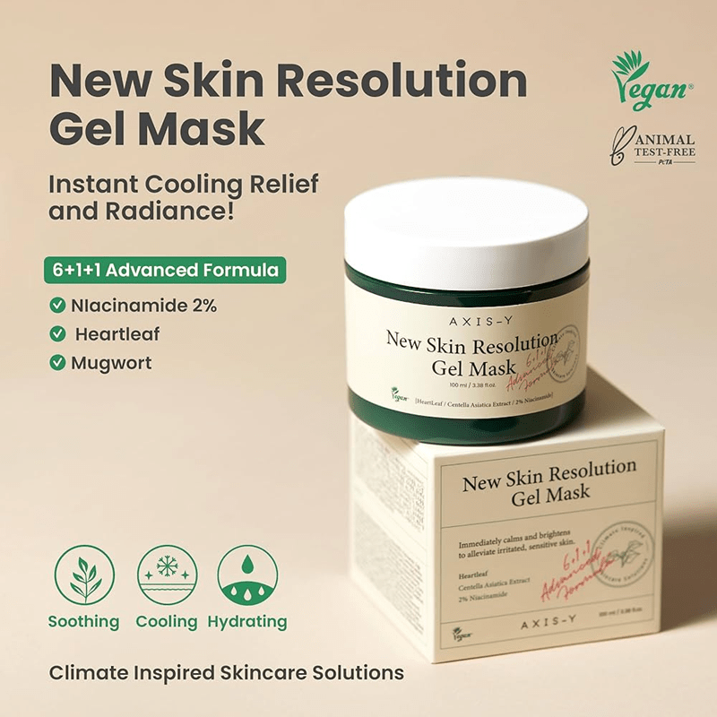 Axis Y New Skin Resolution Gel Mask 100ml - Zayluxe Care