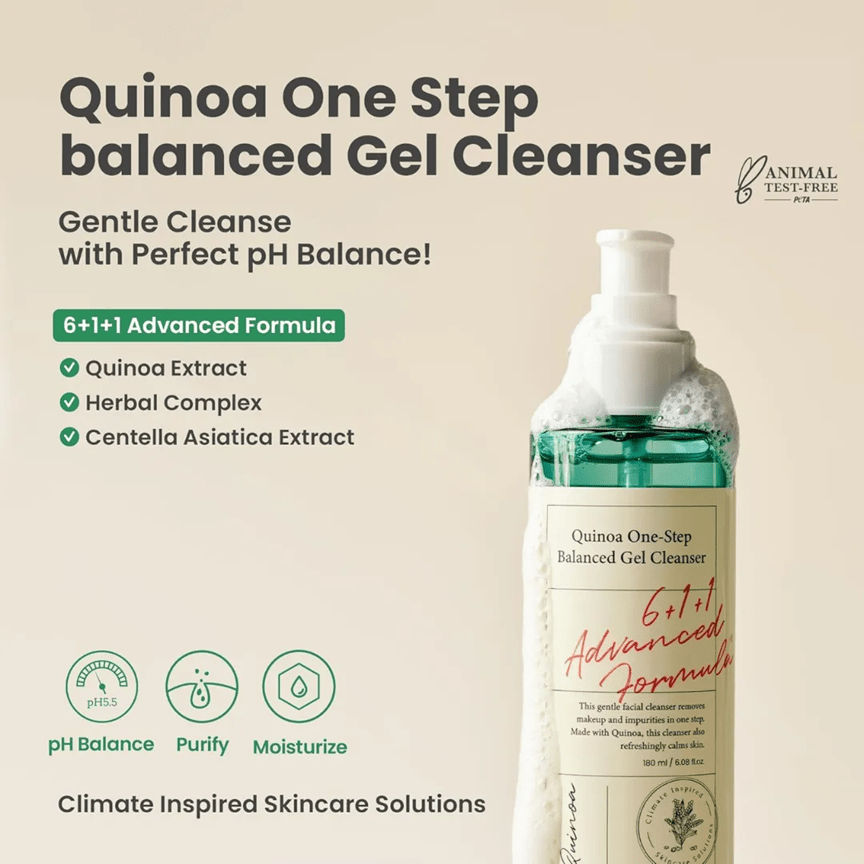 AXIS - Y Quinoa One Step Balanced Gel Cleanser 180ml - Zayluxe Care