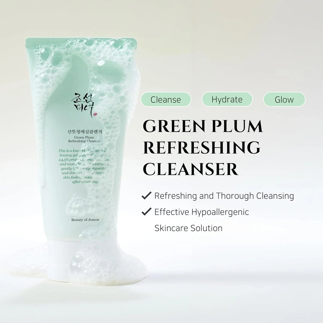 Beauty Of Joseon Green Plum Refreshing Cleanser 100 ML - Zayluxe Care