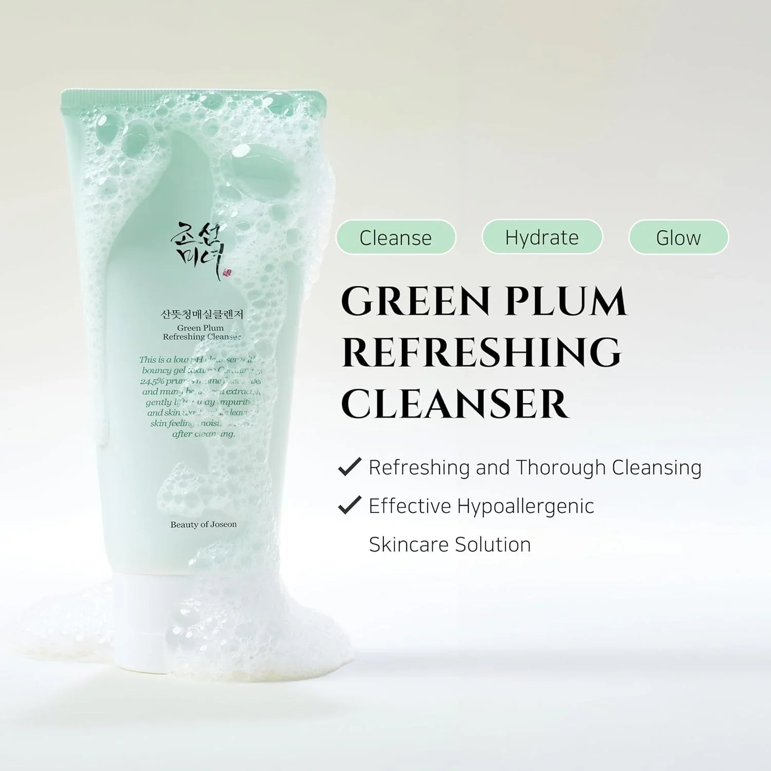 Beauty Of Joseon Green Plum Refreshing Cleanser 100 ML - Zayluxe Care