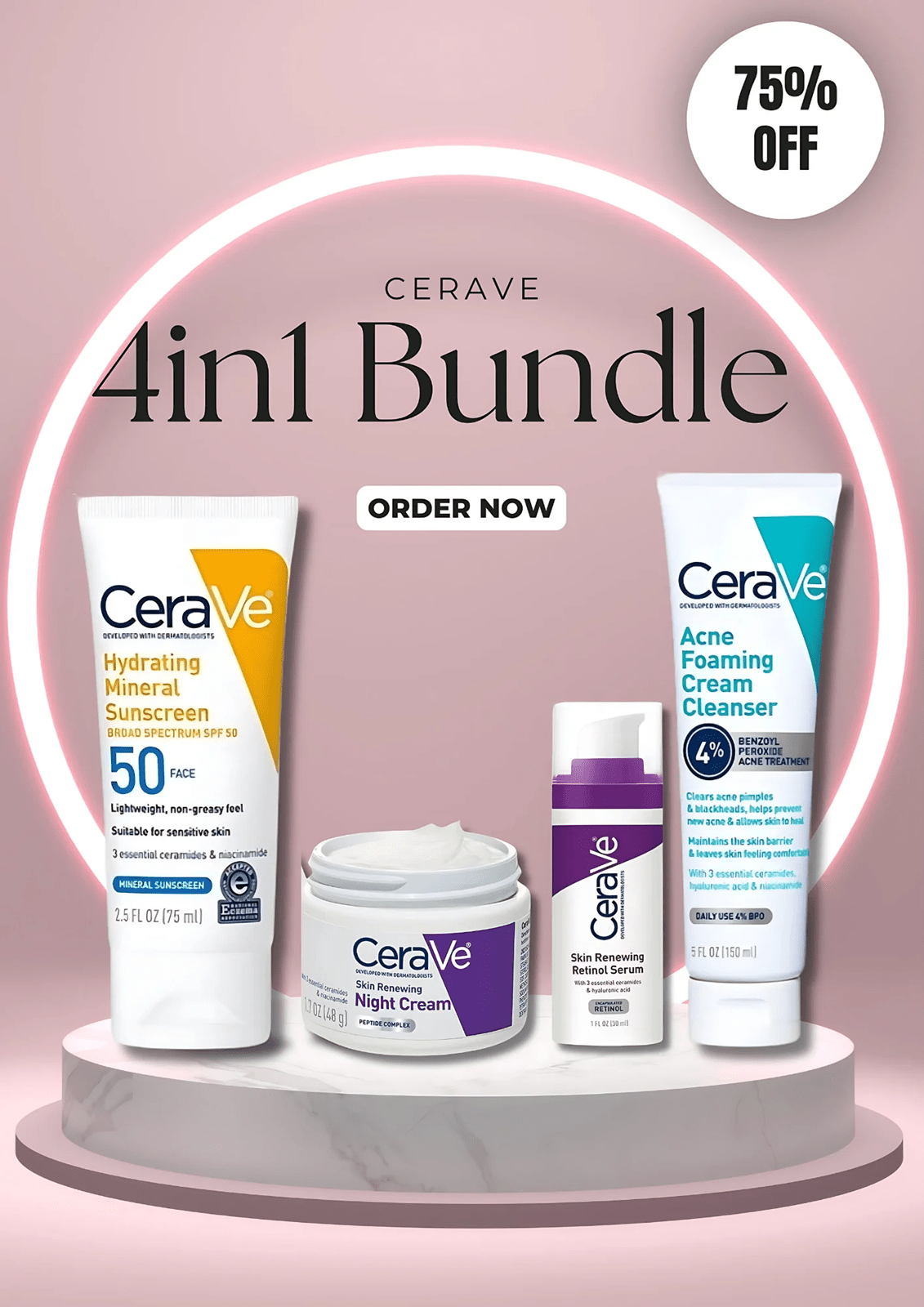 CeraVe 4 - in - 1 Glow Kit - Zayluxe Care