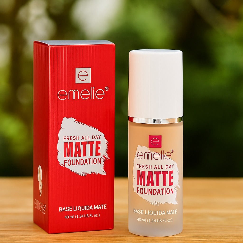 Emelie Fresh All Day Matte Foundation – Shine - Free Confidence That Lasts - Zayluxe Care