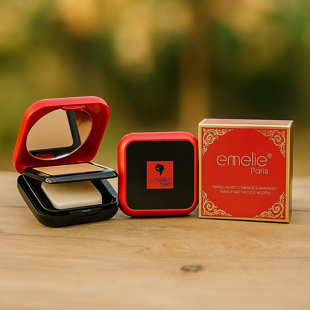 Emelie Paris Compact Powder | Matte Finish | Long - Lasting & Waterproof - Zayluxe Care