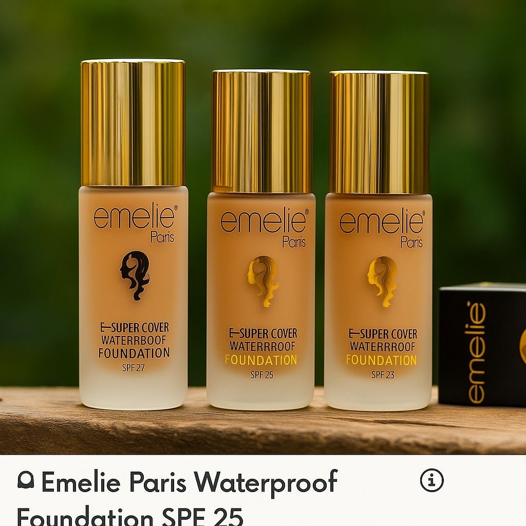 Emelie Paris Waterproof Foundation – Natural Glow & Long Wear - Zayluxe Care