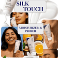 Flicka Silk Touch 3 in 1 Moisturizer and Primer for Face | Long - Lasting, Flawless and Dewy Makeup Base | Pore Minimizer | All Skin Types - Zayluxe Care