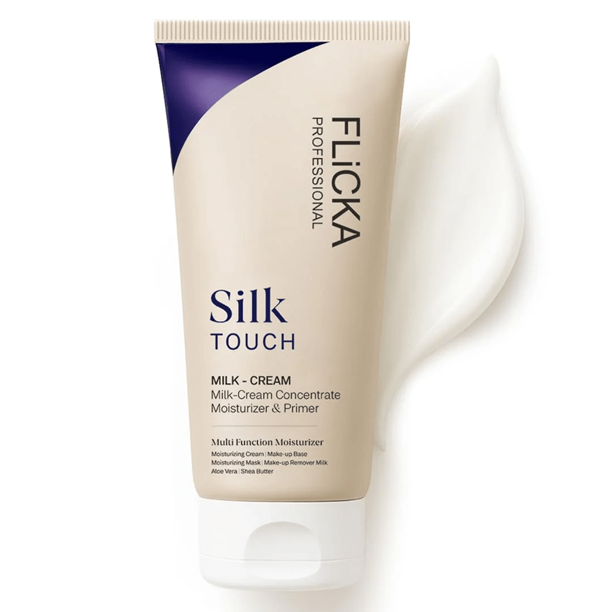 Flicka Silk Touch 3 in 1 Moisturizer and Primer for Face | Long - Lasting, Flawless and Dewy Makeup Base | Pore Minimizer | All Skin Types - Zayluxe Care
