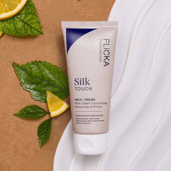 Flicka Silk Touch 3 in 1 Moisturizer and Primer for Face | Long - Lasting, Flawless and Dewy Makeup Base | Pore Minimizer | All Skin Types - Zayluxe Care