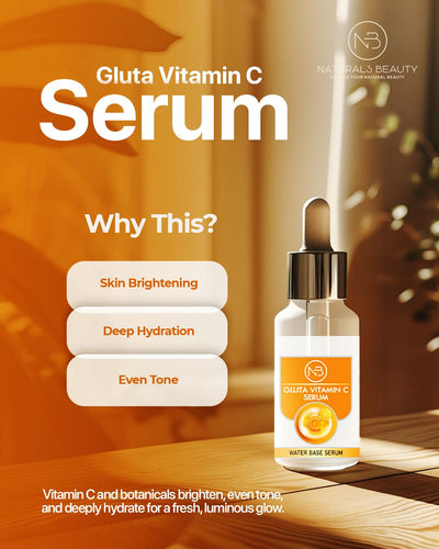 Gluta Vitamin C Serum – Brightening & Deep Hydration, Anti - Dark Spot | ZalyuxeCare.pk - Zayluxe Care