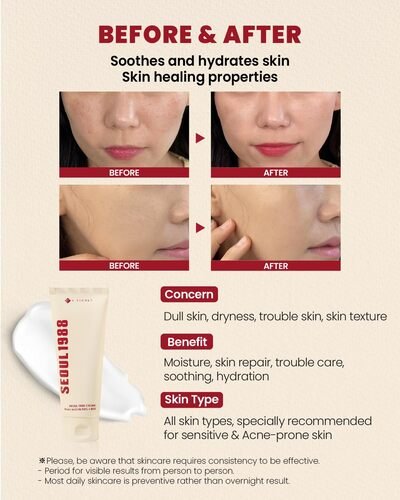 K - SECRET SEOUL 1988 Cream: Snail Mucin 93% + Rice 100 ml - Zayluxe Care