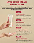 K - SECRET SEOUL 1988 Cream: Snail Mucin 93% + Rice 100 ml - Zayluxe Care