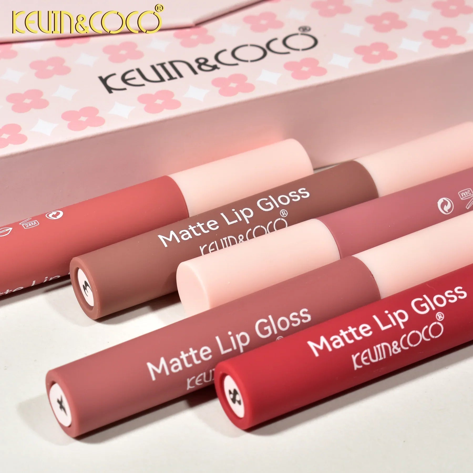 Kevin & Coco Beautiful Energy Lip Gloss ( Set of 8 ) - Zayluxe Care