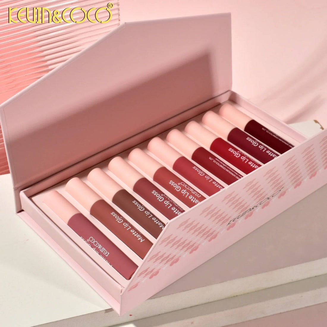 Kevin & Coco Beautiful Energy Lip Gloss ( Set of 8 ) - Zayluxe Care