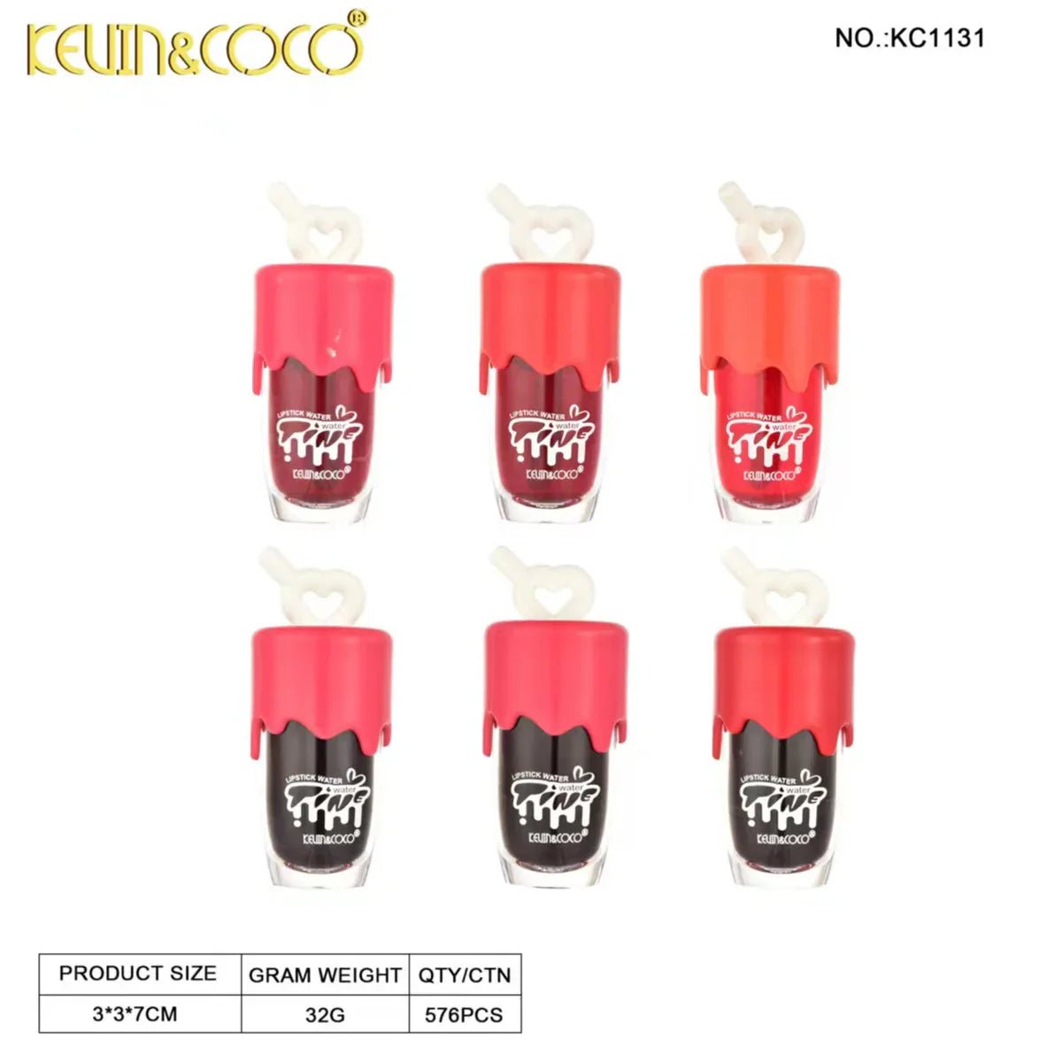 Kevin & Coco Dreamy Bubble Lip Tint ( Set of 6 ) - Zayluxe Care