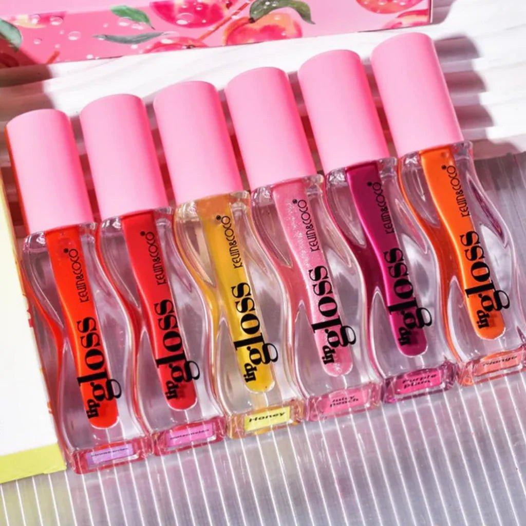 Kevin & Coco Lip gloss ( Pack of 6 shades ) - Zayluxe Care