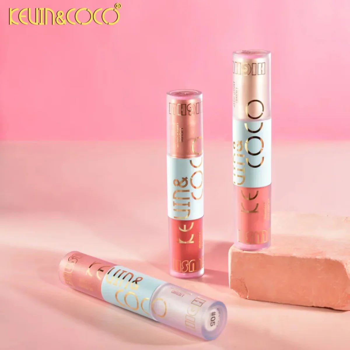 Kevin & Coco Liquid High4lighter & Blusher ( Set of 6 ) - Zayluxe Care
