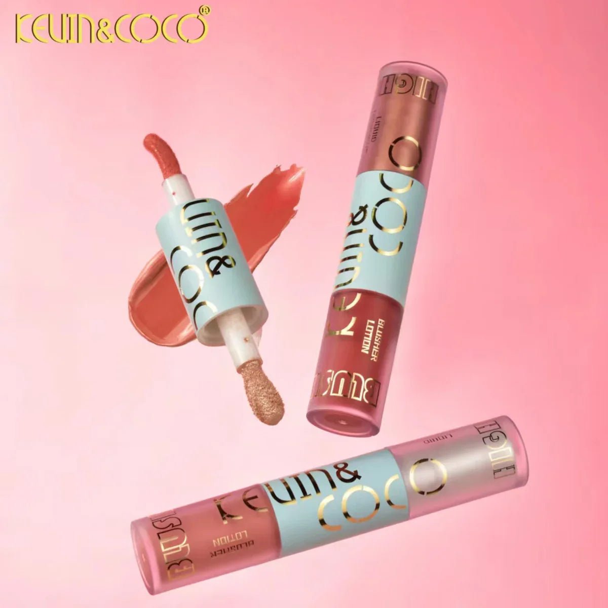 Kevin & Coco Liquid High4lighter & Blusher ( Set of 6 ) - Zayluxe Care
