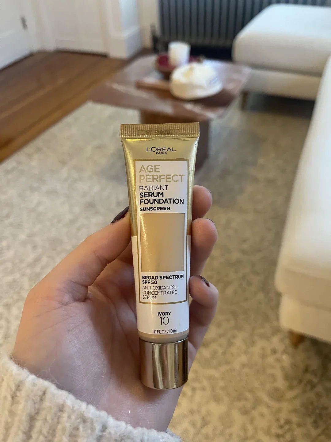L'Oreal Paris Age Perfect Radiant Serum Foundation with SPF 50 - Zayluxe Care