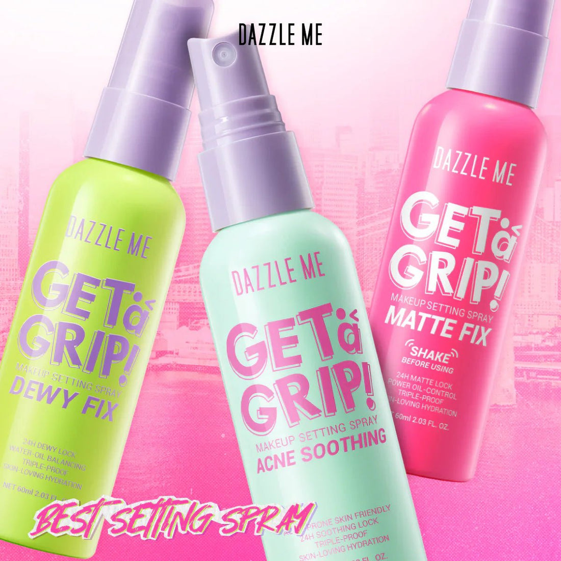 MAFFICK GET a GRIP Makeup Setting Spray – 60ml - Zayluxe Care