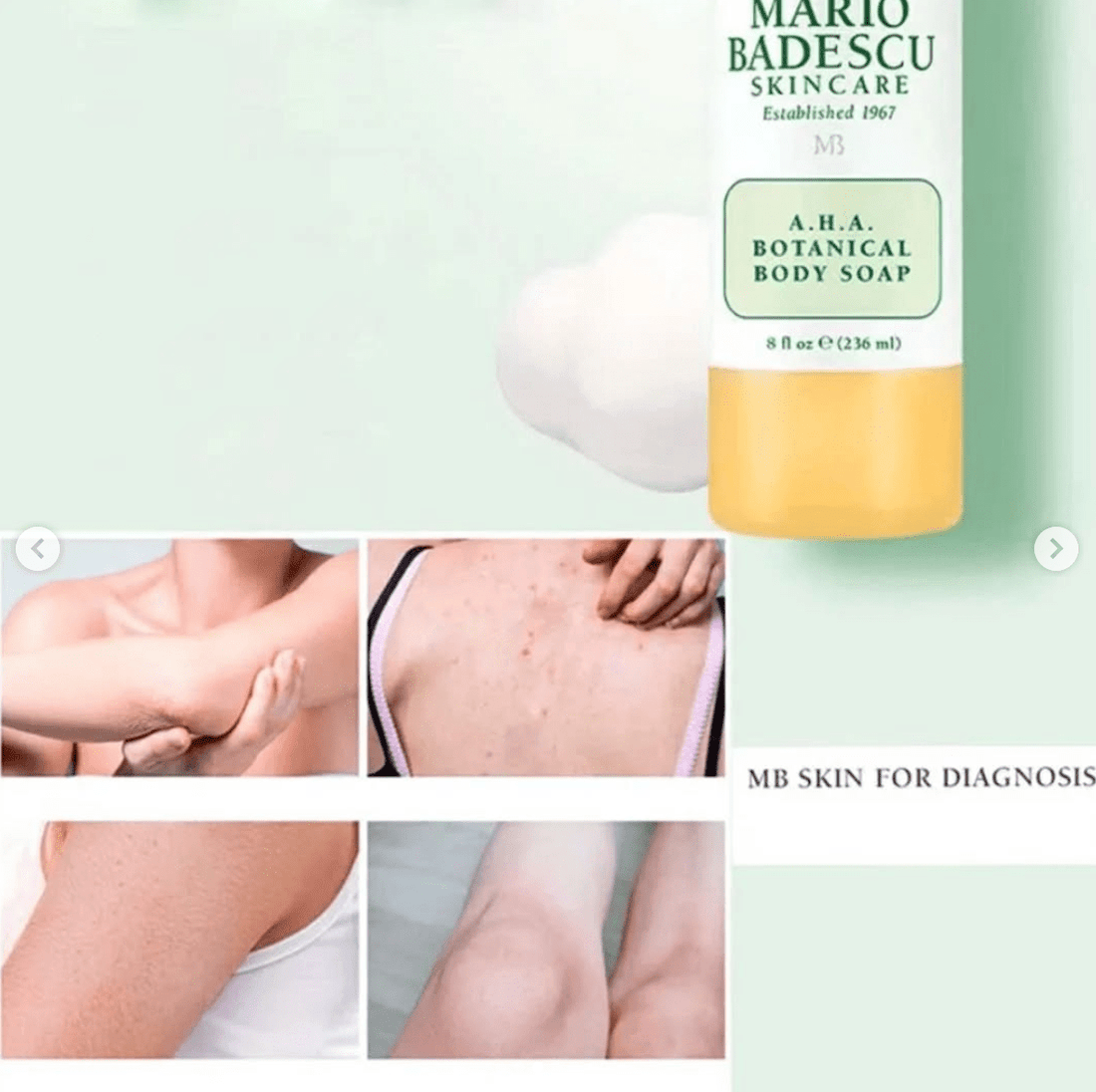 Mario Badescu A.H.A. Botanical Body Soap 236ml - Zayluxe Care