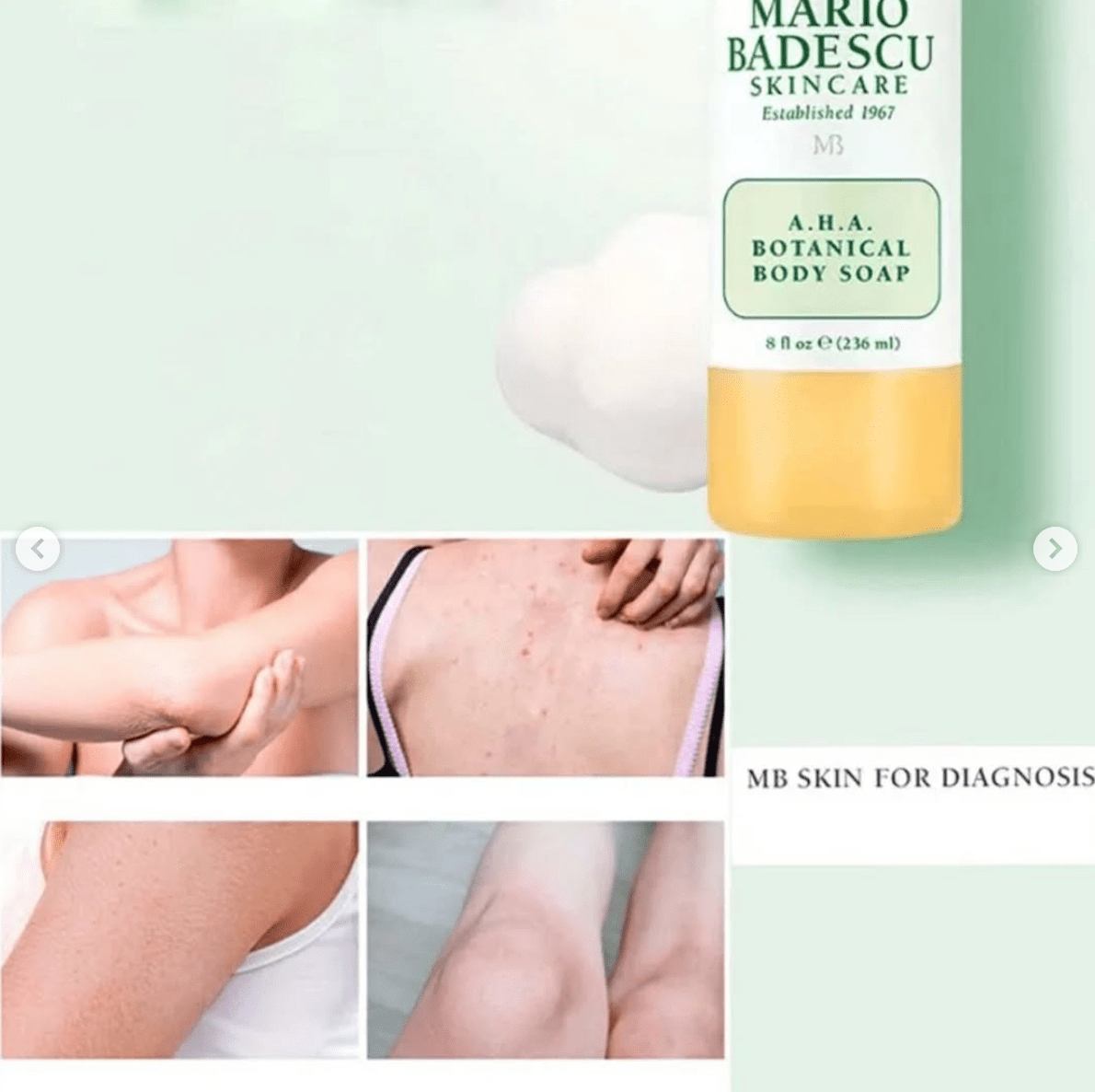 Mario Badescu A.H.A. Botanical Body Soap 236ml - Zayluxe Care