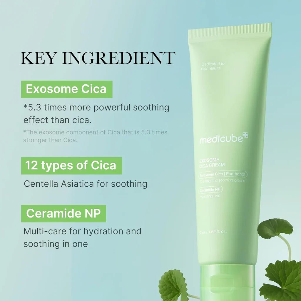 Medicube Exosome Cica Tea Tree Cream 50ml - Zayluxe Care