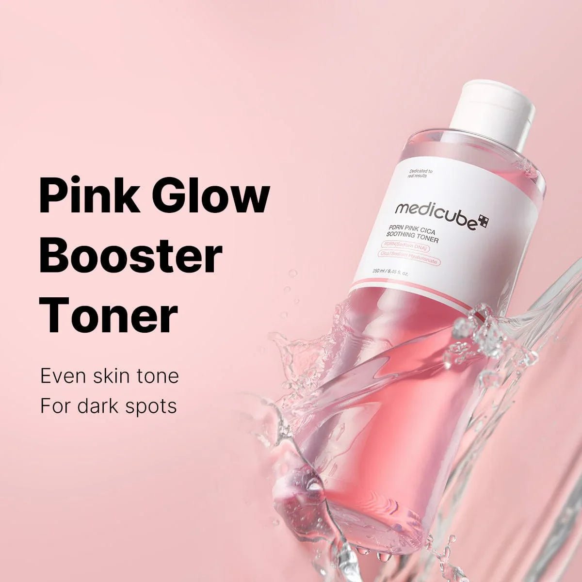 Medicube PDRN Pink Cica Soothing Toner 250ml - Zayluxe Care