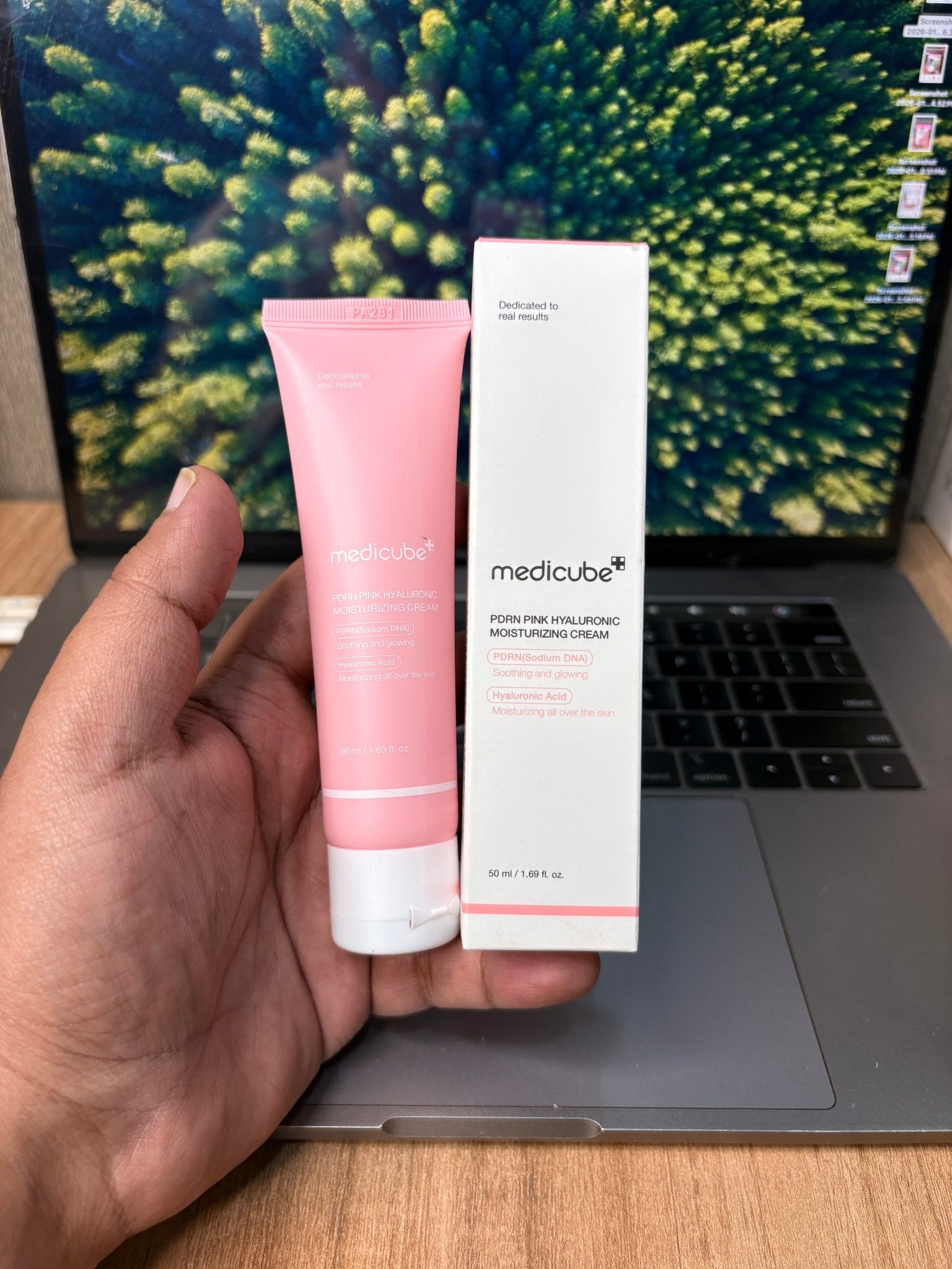 Medicube PDRN Pink Hyaluronic Moisturizing Cream 50ml - Zayluxe Care