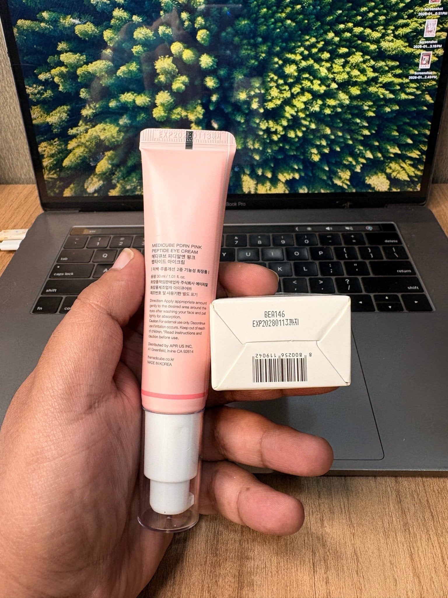 Medicube PDRN Pink Peptide Eye Cream 30ml - 30ml - Zayluxe Care