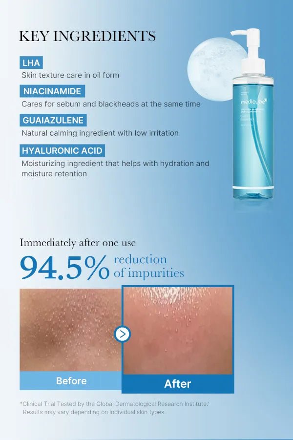 Medicube Zero Pore Cleansing Oil - 205 ml - Zayluxe Care