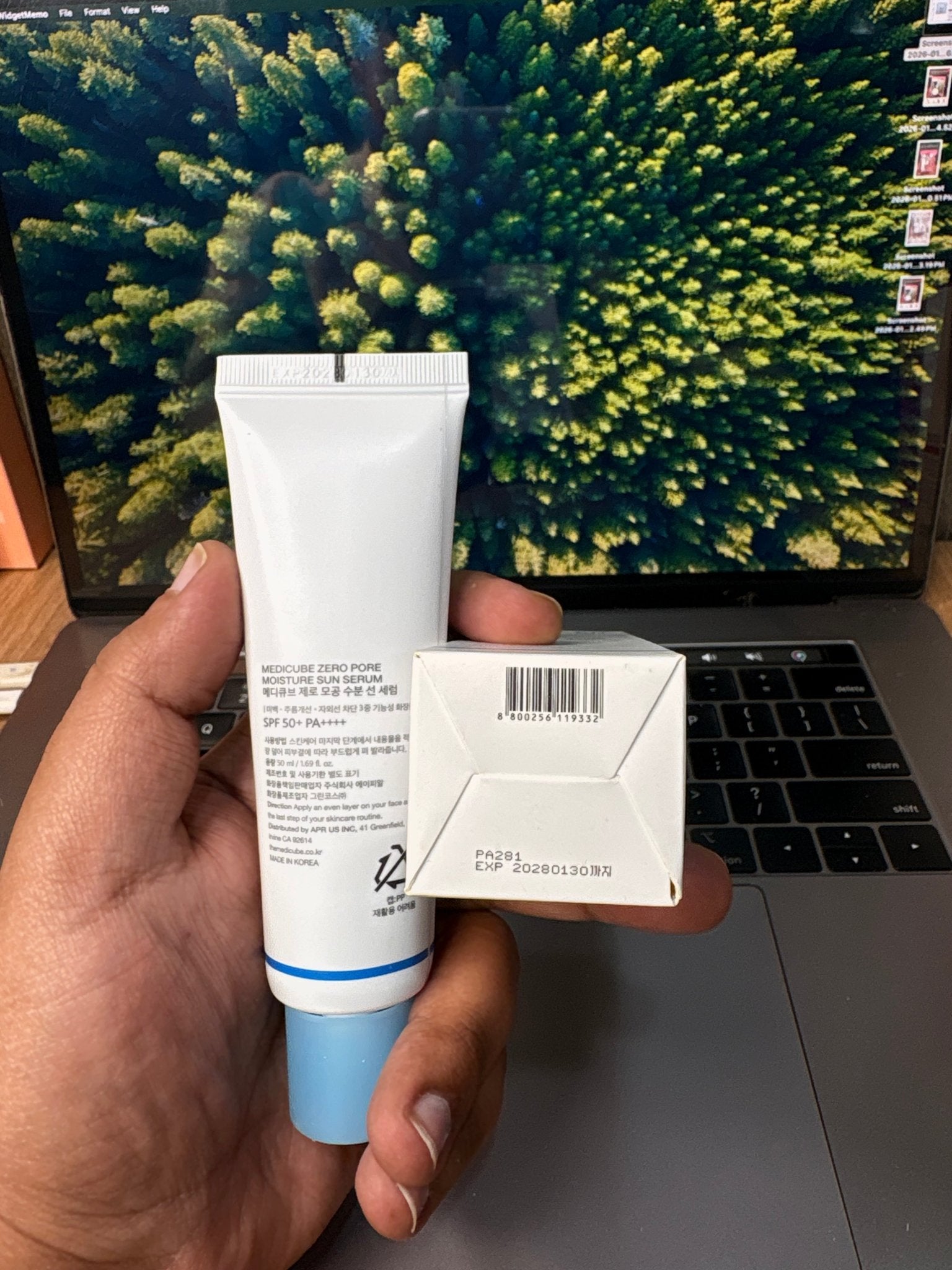 Medicube Zero Pore Moisture Sun Serum SPF 50+ PA++++ 50ml - Zayluxe Care