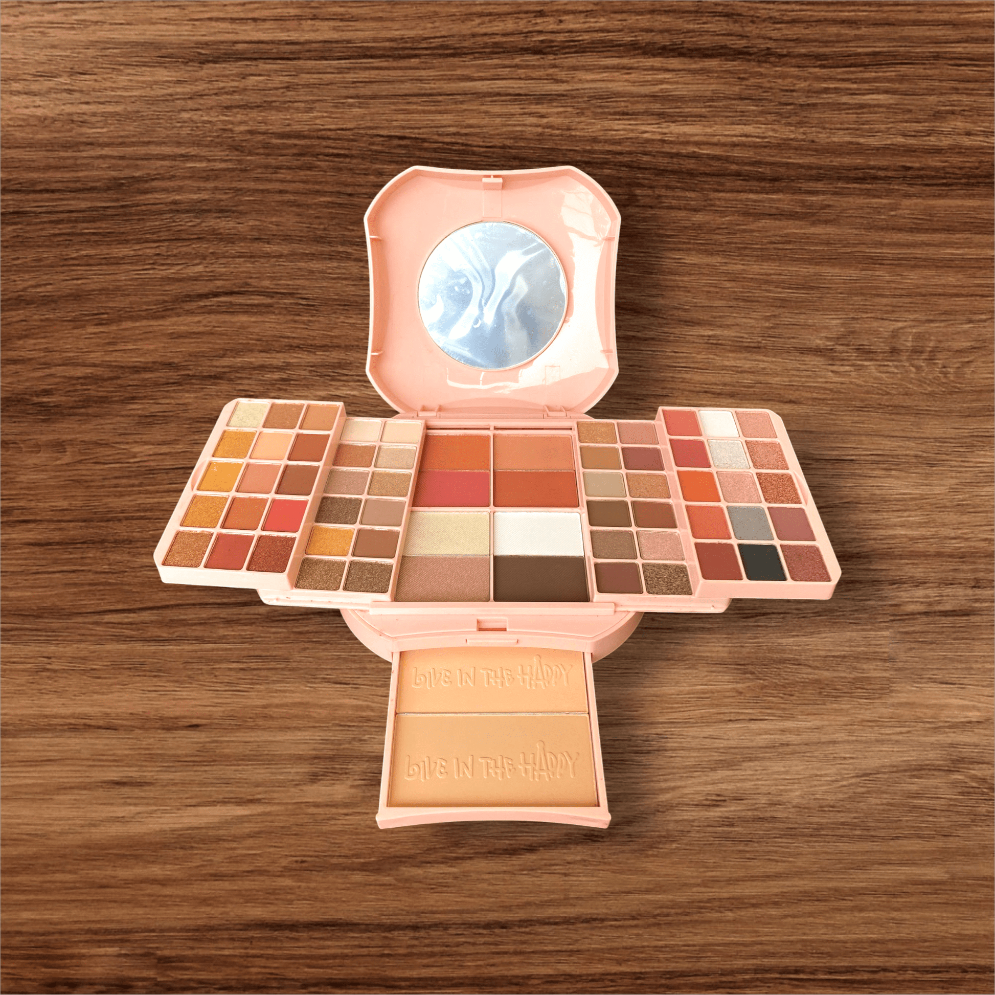 Miss Rose All - in - One Makeup Kit – 48 Shades with Mirror & Face Palette - Zayluxe Care