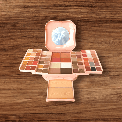 Miss Rose All - in - One Makeup Kit – 48 Shades with Mirror & Face Palette - Zayluxe Care