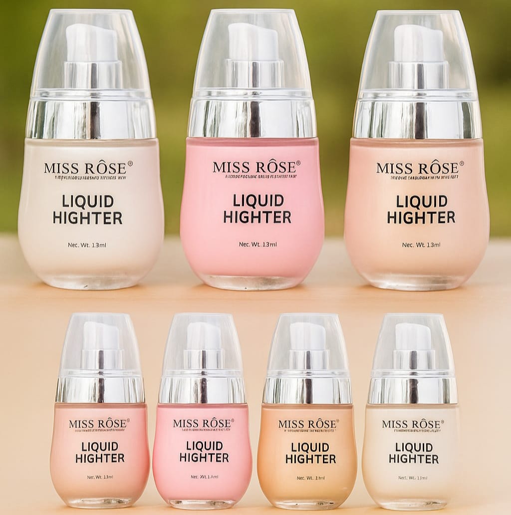 Miss Rose Liquid Highlighter | 6 Shades | Dewy Glow | Lightweight & Blendable Radiance - Zayluxe Care