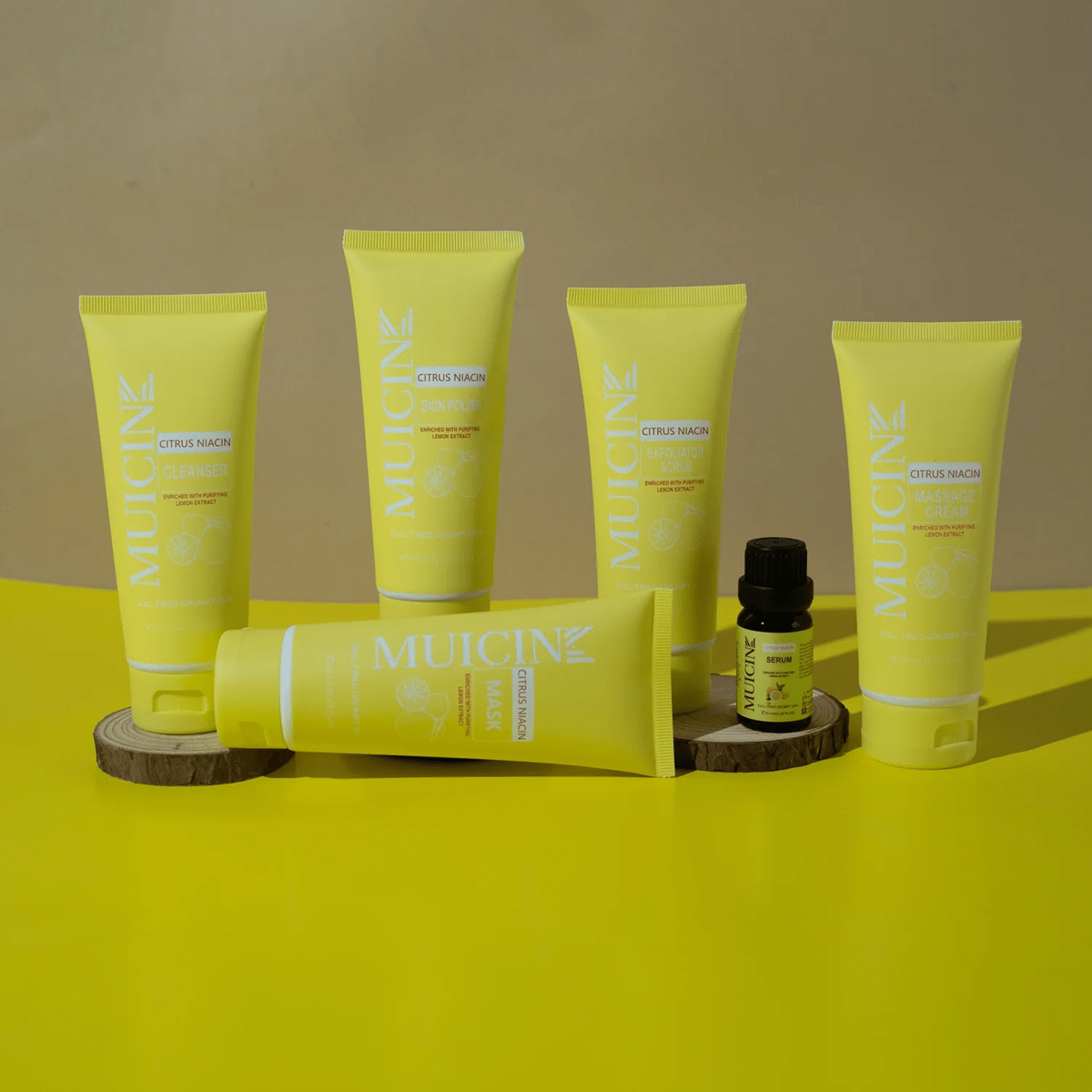 MUICIN CITRON NIACIN VITAMIN C & B3 | ANTI AGING | 6 STEPS KIT - Zayluxe Care
