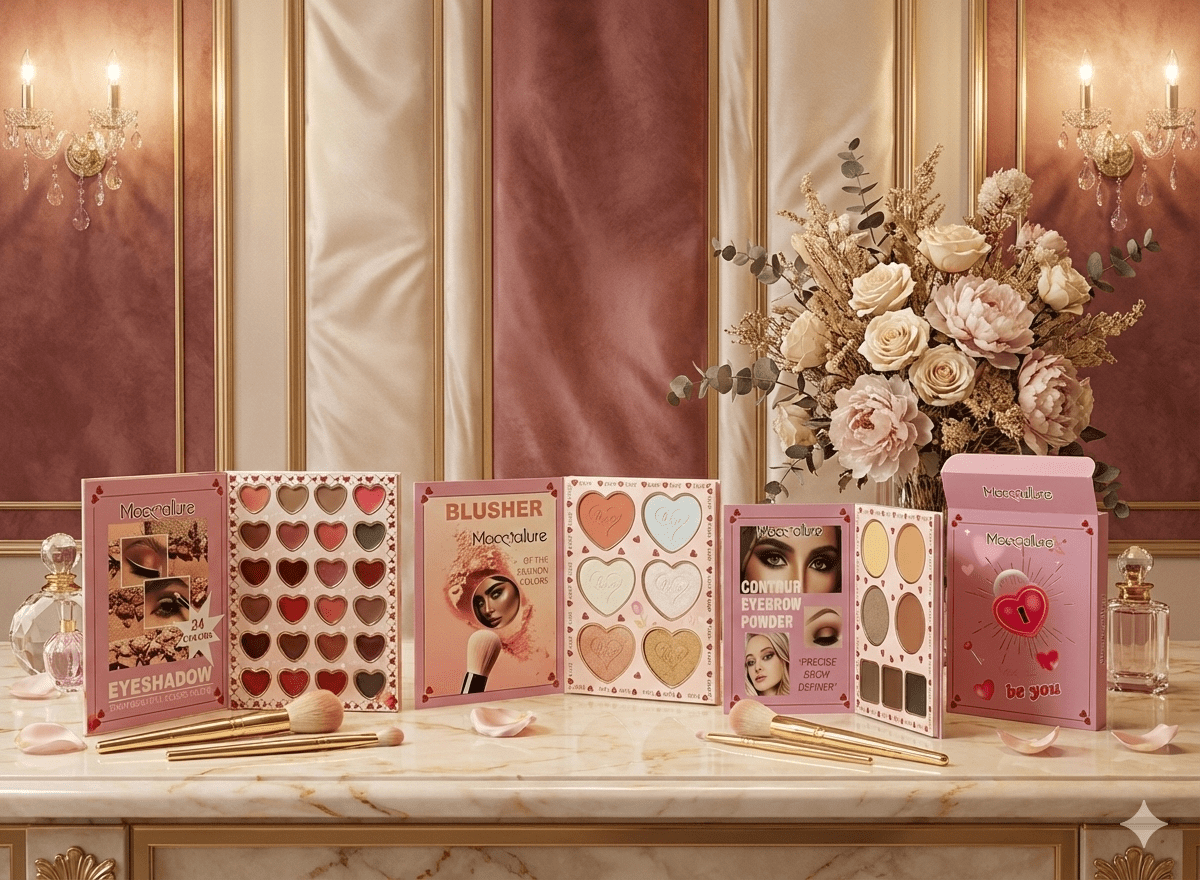 Original Mocallure All - in - One Makeup Kit – 5 - in - 1 Book Style Palette with Eyeshadow, Lip Colors, Blush & Highlighter - Zayluxe Care
