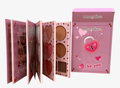 Original Mocallure All - in - One Makeup Kit – 5 - in - 1 Book Style Palette with Eyeshadow, Lip Colors, Blush & Highlighter - Zayluxe Care