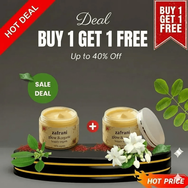 Pack Of 2 Zafrani Whitening & Glowing Cream 100g - Zayluxe Care