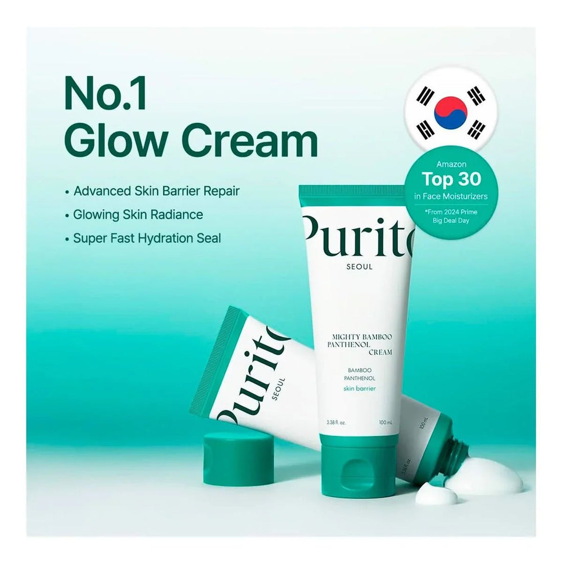 Purito panthenol cream - 100 ml - Zayluxe Care