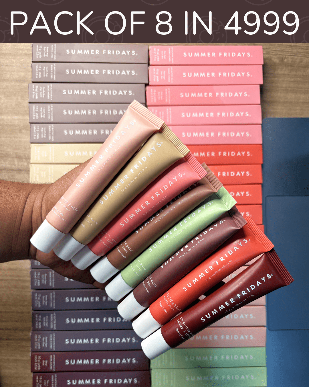 Summer Friday Lip Butter Balm ( Bundle of 8 ) - Zayluxe Care